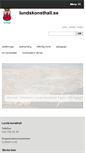 Mobile Screenshot of lundskonsthall.se